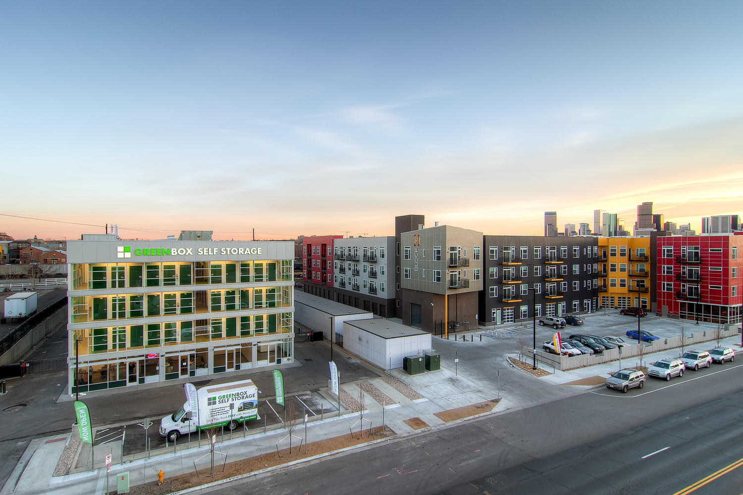 Greenbox Self Storage Downtown North at 3310 Brighton Blvd, Denver, CO 80216